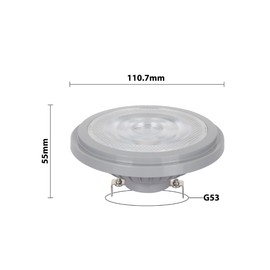 Noxion Lucent LED Spotlight G53 AR111 11.7 W 800 lm 40D - 927 Extra Warm White Highest Colour Rendering Dimmable Replacement for 75 W