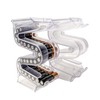Battery Ladder (TM) Clear AAA Battery Holder/Storage - Vertical Organizer