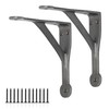 Edenic 2pcs Scaffold Board Gallows Shelf Brackets - 5x5 Inch