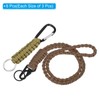 PATIKIL Braided Paracord Lanyard Keychain, 6 Pcs Paracord Neck Badge