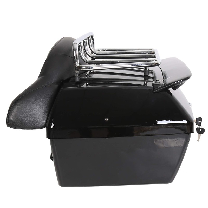 Universal Motorcycle Trunk Tour Pack Tail Box Luggage For Harley