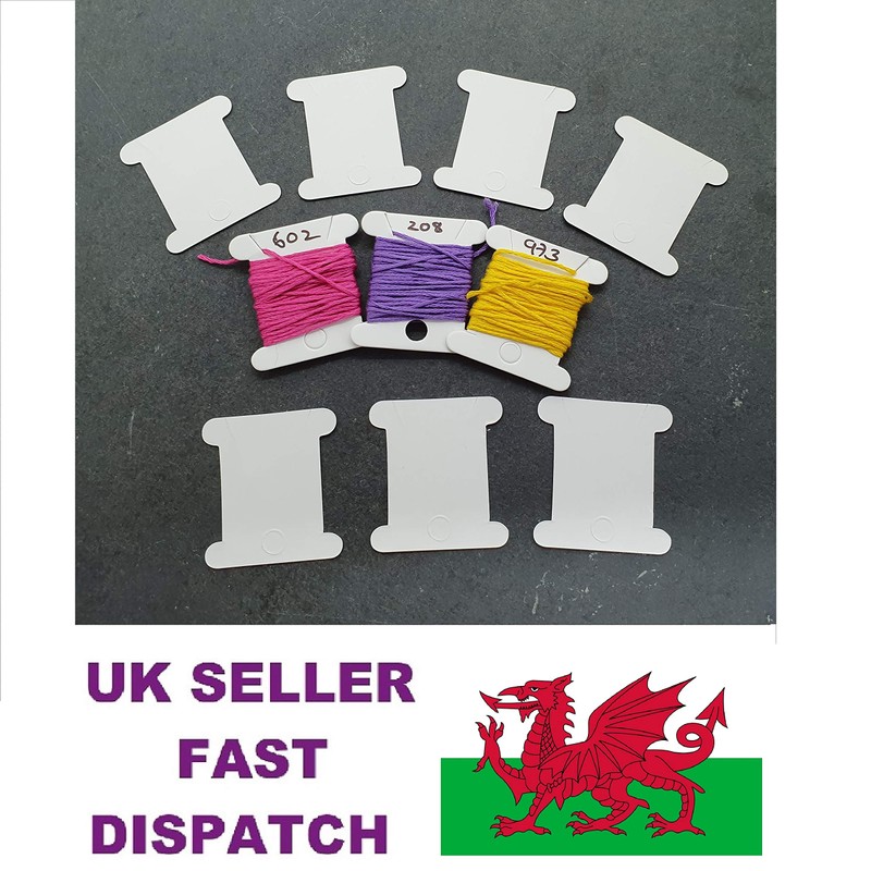 Embroidery Thread Bobbins Cardboard Cross Stitch Bobbins (100)