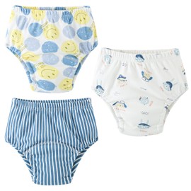 Yealoo Potty Training Pants Baby Toddler Pack of 3 Potty Training Underpants Nappy Pants Washable Breathable, Colour 7