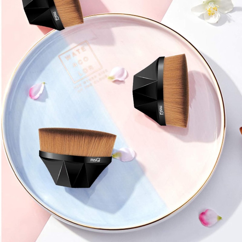 MSQ Foundation brush makeup black with case Black / 케이스
