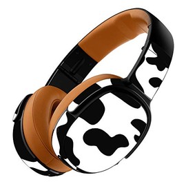 MightySkins Skin Compatible with Skullcandy Crusher 360 Wireless Headphones - Cow Print | Protective, Durable, and Unique Vinyl wrap Cover | Easy to Apply, Remove, and Change Styles | Made in The USA