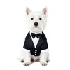 GabeFish Pets Wedding Jackets Suit for Dogs with Bow Tie