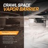 Crawl Space Vapor Barrier, 12 mil 10'x50', White Heavy Duty