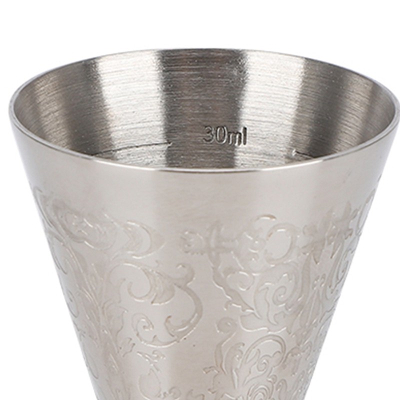 30ml 45ml Beautiful Stainless Steel Jigger with Scale Drink Wine