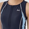 Fila 3132025 Women's Tankini Set, Full Zip Tankini, Top and
