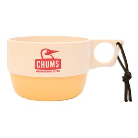 CHUMS Camper Soup Cup, Natural/Yellow 2, 11.8 fl oz (350 ml), CH62-1733-W080-00, Diameter 3.7 x Height 2.7 inches (9.3 x 6.9 cm)
