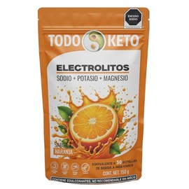 Electrolitos Keto en Polvo Sin Azúcar Sabor Naranja(150g)