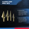 NEIKO 10169A Step Drill Bit Set and Automatic Center Punch