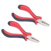 2pcs Hair Extensions Plier Ergonomic Handle Skid Resistance 2 Holes
