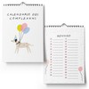 Birthday Calendar Year Independent (Italian) – Perpetual Calendar Undated for