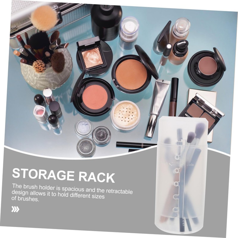 LIFKOME Makeup Brush Travel Container 3pcs Brush Holder Cover Makeup