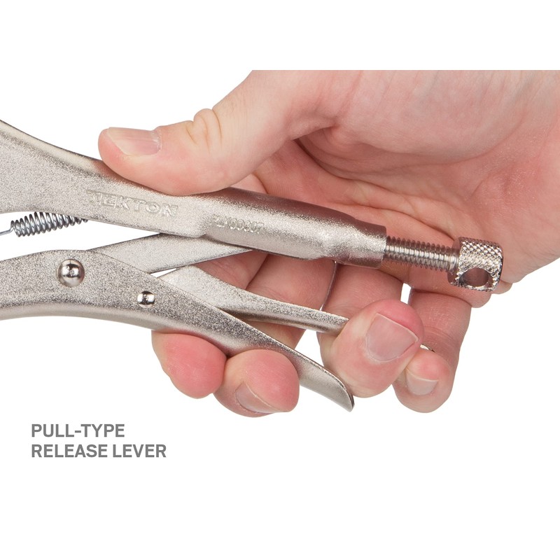 TEKTON 7-Inch Straight Jaw Locking Pliers | PLK00007