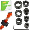 CeroDimo 7-Piece Drill Bit Stop Collar Set, Precision Depth Stop
