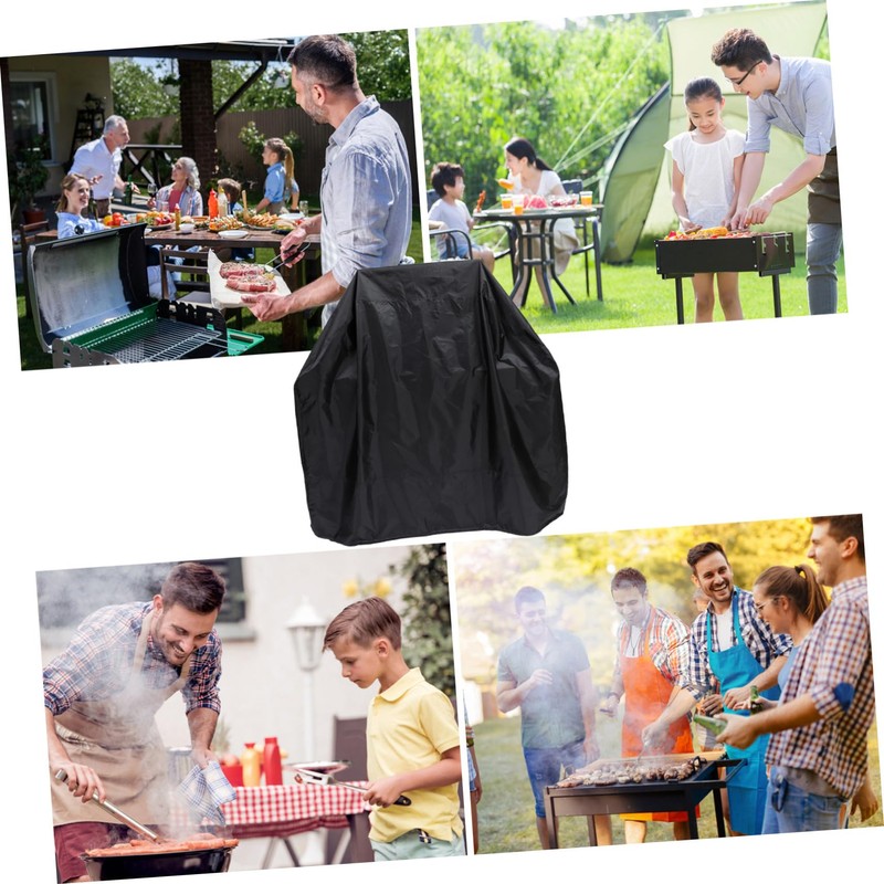 NOLITOY 190t Polyester Barbecue Grill Cover Outdoor BBQ Protector for