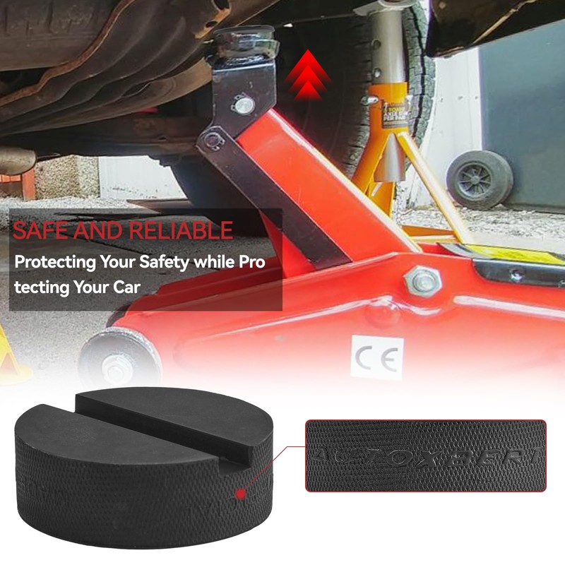 Universal Trolley Rubber Jack Pad Car Lifting Support Pucks Protector