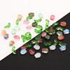 PATIKIL Tulip Flower Crystal Glass Beads, 200 Pack Texture Flower