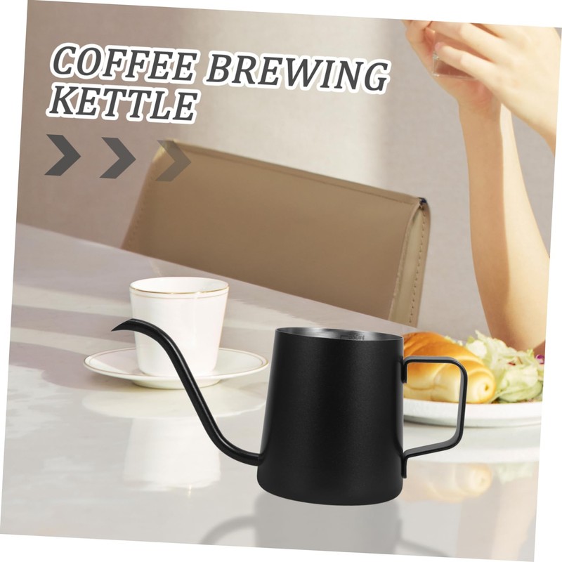 LALAFINA Stainless Steel Gooseneck Coffee Kettle Precision Spout Pot for