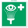 Sticker Eye Wash Device 15 x 15 cm Eye Shower