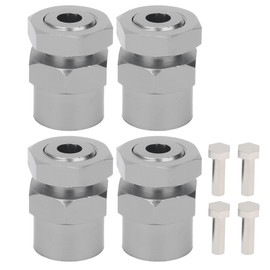 12mm to 17mm Wheel Hex Conversion Adapter Accessories Fit for 1/10 RC Crawler 15mmTitanium Color