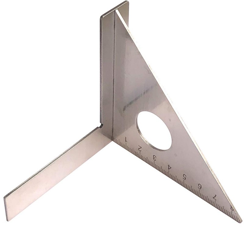 CarAngels Stainless Steel Wood Injury Gauge 45 Degree Ruler Right