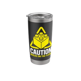 Brick Builder Funny Blocks Building Boys Kids Master Builder Stainless Steel Insulated Tumbler