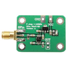 Hailege 0.1-440MHz AD8310 RSSI High Speed High Frequency RF Output Protocol Detector Power Meter Board Demodulator Module 7-15V 12mA