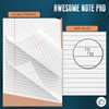 3 Pack White Legal Pads 8.5 x 11 Note Pads,