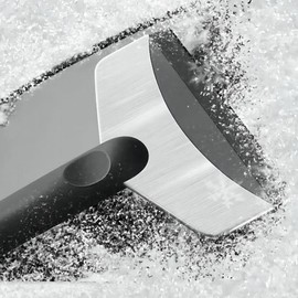 High-Value Stainless Steel Snow Ice Scraper for Winter Car Care Stainless Steel Ice Remover Scraper / FREE