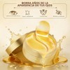 Flouzor - 120PCS Parches de Ojos set,24K Gold Parches Ojos