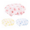 Picky Fix Waterproof Face Wash Hair Cap 3p 28 x 19 cm, pink + blue + yellow, 1 set / 피키픽스 방수 세안 헤어캡 3p 28 x 19 cm, 핑크 + 블루 + 옐로우, 1세트