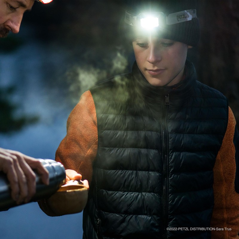 PETZL ARIA 1 RGB, Compact, Durable, Waterproof headlamp with White,