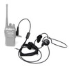 ORetevis Walkie Talkie Earphone Microphone Headset with PTT Black