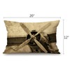 Airplane Lumbar Throw Pillow Cover 12x20 Inch Decorative Bedroom Living
