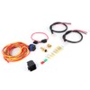 Electric Cooling Fan Wiring Harness Kit Dual Single 165/185 W/Thermostat