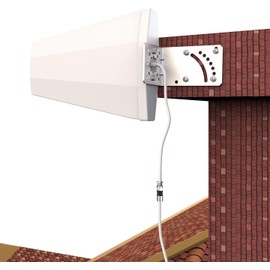 High Gain Log Periodic Antenna for Amplifiers Cell Phone Signal Booster Using-F Connector