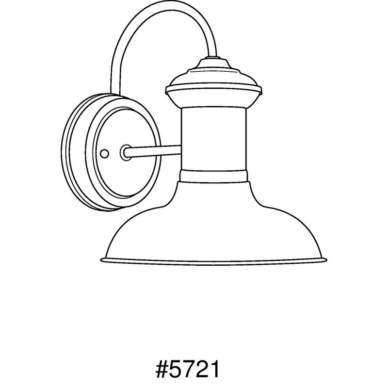 Progress Lighting P5721-81 1-Light Wall Lantern, Antique Nickel