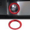 Auovo Engine Start Stop Button Outer Ring Compatible with Toyota