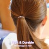 1000Pcs Clear Elastic Hair Bands, MORGLES Hair Elastics with Box,