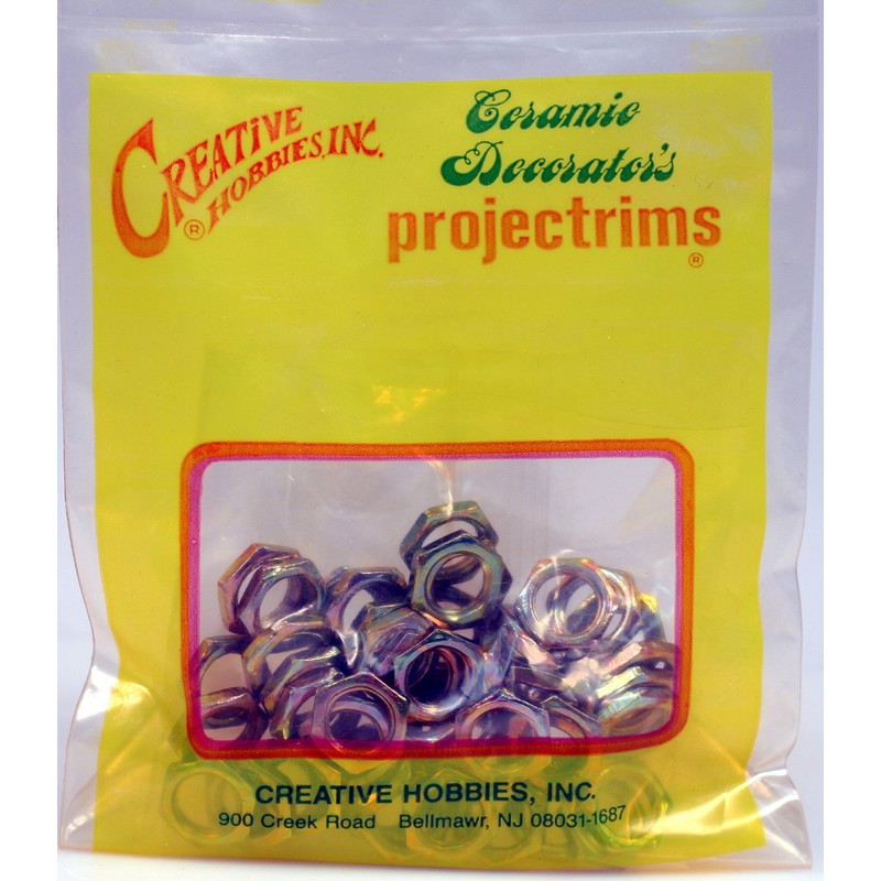 Creative Hobbies ELY233 - Steel Hex Lock Nut Fasteners -