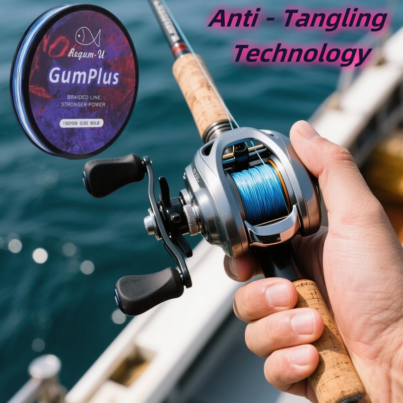 GumPlus 8X Stealth Braided Fishing Line 150 Yards / 100