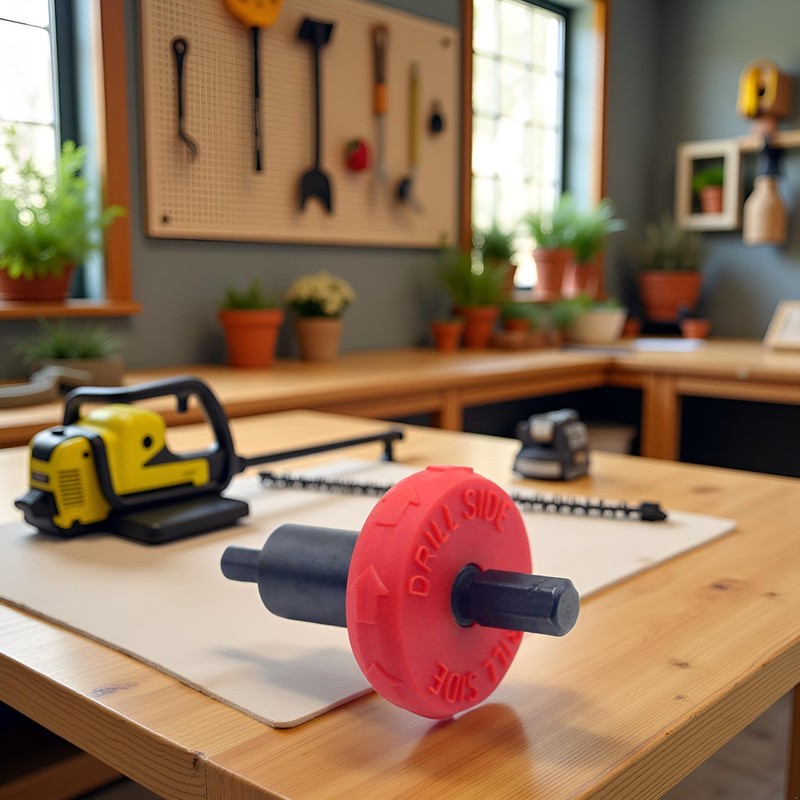 Jowxsx 1Pc Red Jump Start Electric Engine Drill Bit Adapter