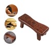 minkissy 1pc Solid Wood Pillow Meditation Bench Head Support Cushion
