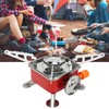 Mini Square Camping Stove Compact Folding Wind Proof Outdoor Backpacking