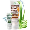 Miracle Foot Repair Cream 8oz + 1oz Hand Healing Aloe