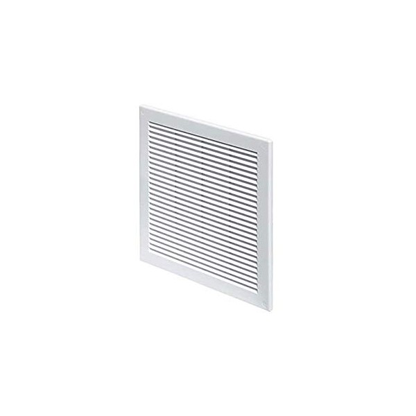 Air Vent Grille Cover 300x300mm 12x12 inch, White with Insect Grid Fly Net