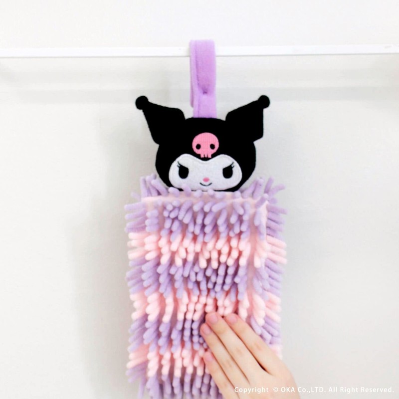 OKA Sanrio Characters Molle Towel, Approx. 5.1 x 14.2 inches